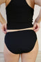 MODAL | Mid-Waist-Slip schwarz 4/5